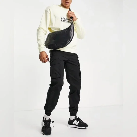 Topman Pants Skinny Belted Cargo Joggers Poshmark